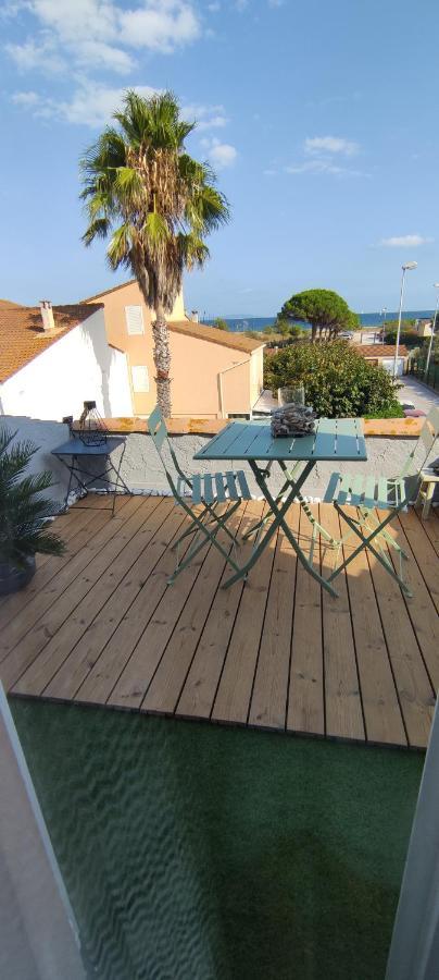 Suite Avec Tropezienne Vue Mer Hyères Exteriör bild